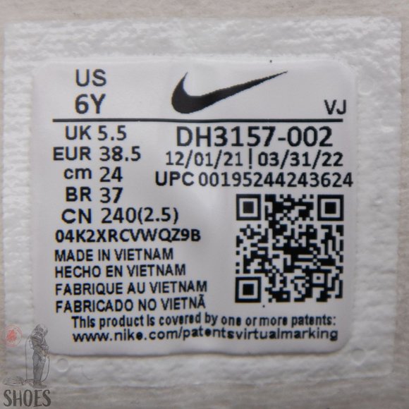 Nike Air Max Dawn 'Black White' - 6 Youth - Picture 10 of 15